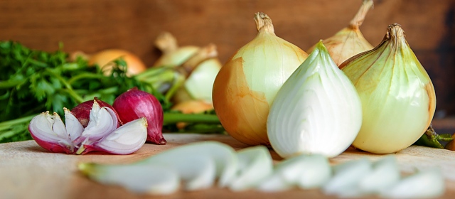 Dehydrated onion, representative of a sample shipment